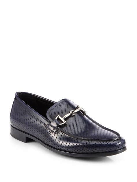 armani mens loafers